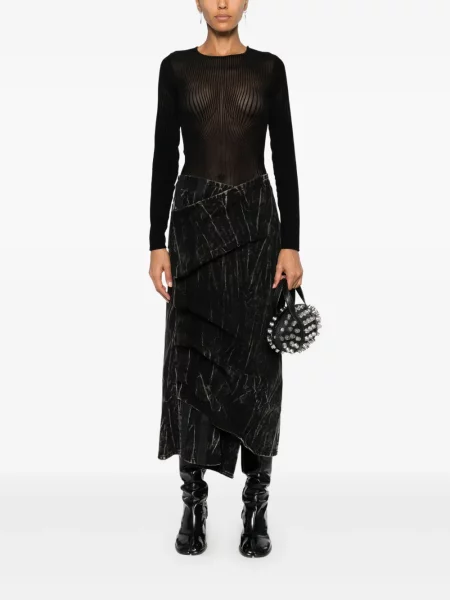 Top Jean Paul Gaultier negru