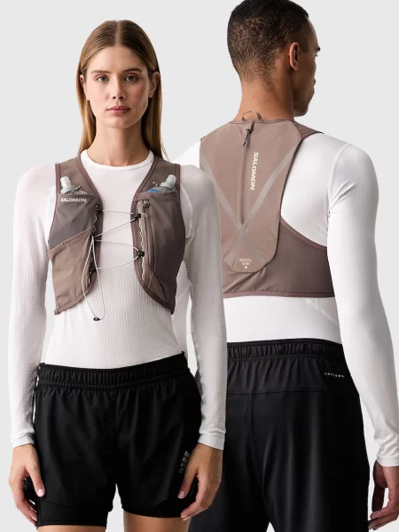 Salomon vestă de alergare GRAVEL SKIN 4 maro
