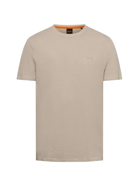 Boss Orange t-shirt gładki beżowy