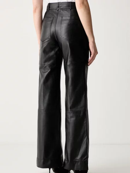 Кожаные брюки Victoria Beckham