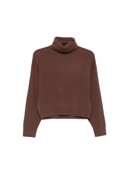 Sweter Brunello Cucinelli brązowy