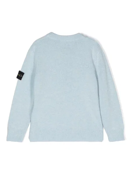 Sweter dziecięcy Stone Island niebieski