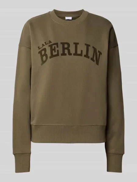 Bluza z nadrukiem z logo Lala Berlin