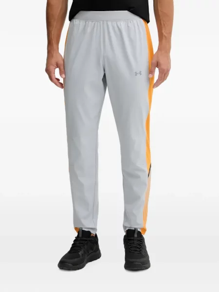 Pantaloni Under Armour cu imagine alergare gri