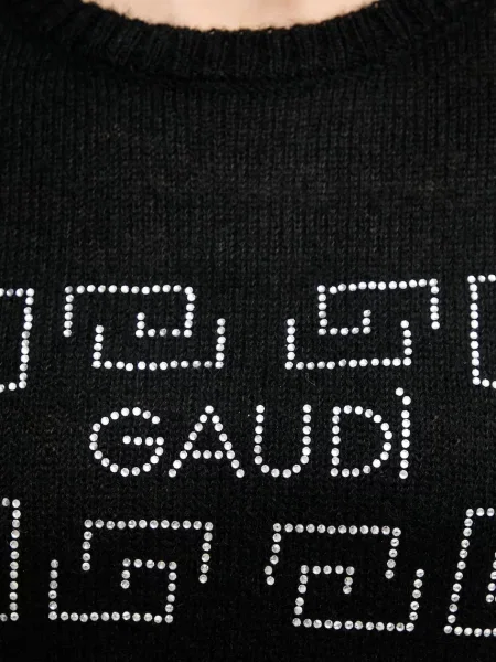 Шерстяной свитер Gaudi черный