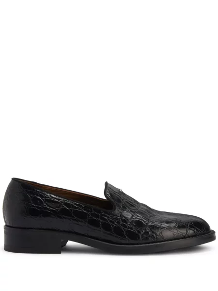 Pantofi loafer Giuseppe Zanotti din piele negru