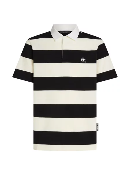 Tricou polo Karl Lagerfeld negru