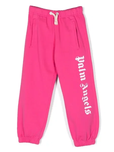 Spodnie dziecięce Palm Angels różowe