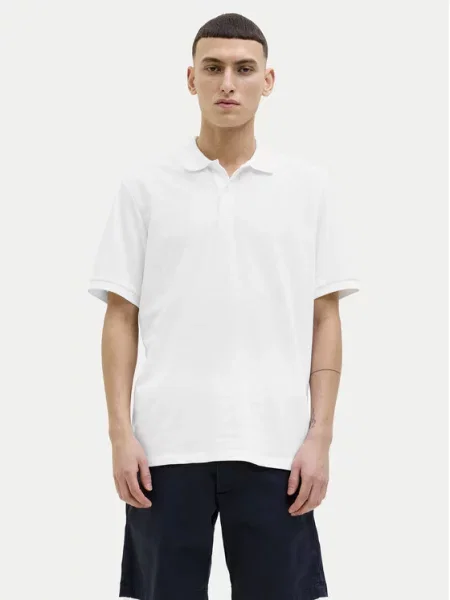 Jack&Jones Polo majica Kane Regular Fit bela