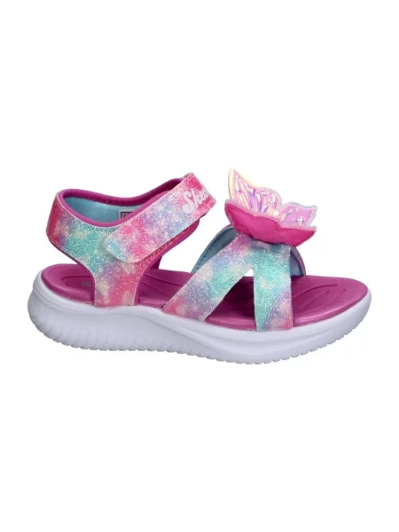 Sandále Skechers ružová