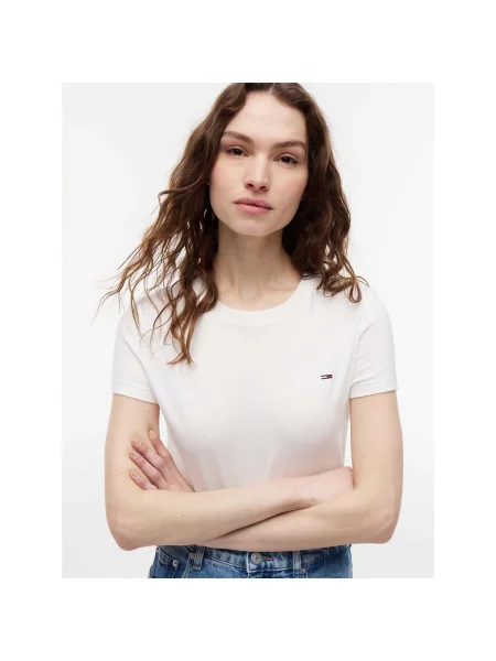 Tommy Jeans Tricou bej