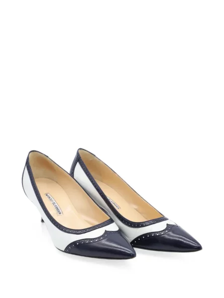 Pantofi cu toc Manolo Blahnik albastru