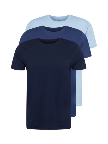 Polo Ralph Lauren Tričko námornícka modrá / svetlomodrá / modrá