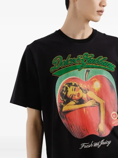 Μπλούζα Dolce & Gabbana με σχέδιο μαύρο