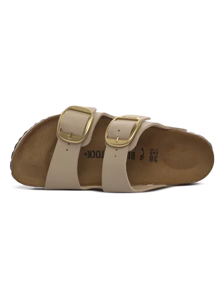 Pantofi Birkenstock cu cataramă bej