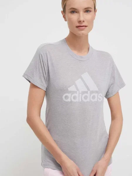 Тениска adidas 0 сиво