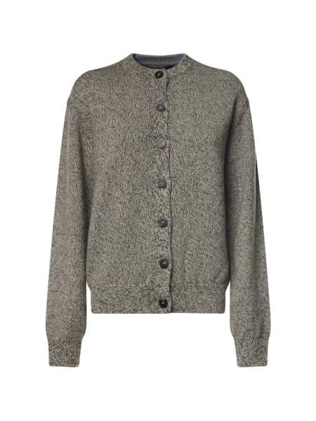 Cardigan Jacquemus de lână cu autograf gri