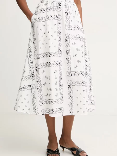 Weekend Max Mara Fustă midi Caravan alb