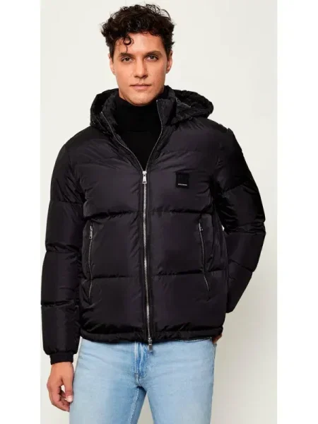 Armani Exchange De puf geacă negru