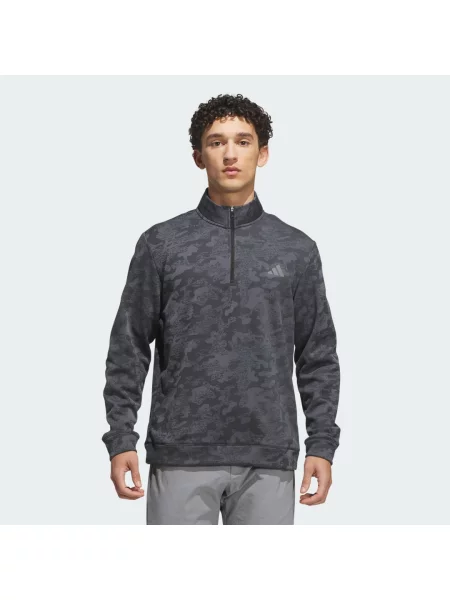 MIKINA DURABLE WATER REPELLENT QUARTER-ZIP černá