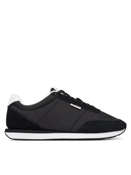 Laisvalaikio batai Calvin Klein Retro Runner Ripstop Aop Ny juoda