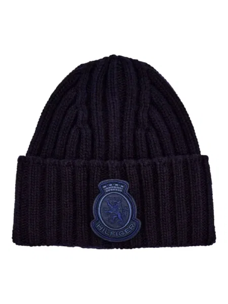 Sapka Tommy Hilfiger Th Crest Fluffy sötétkék