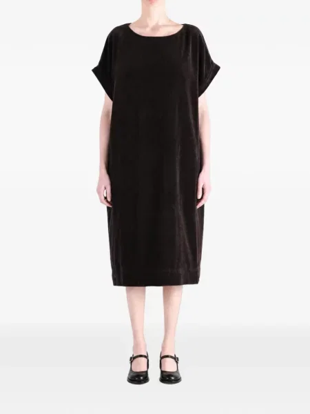 Rochie midi Casey Casey de catifea maro