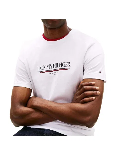 Tricou Tommy Hilfiger alb