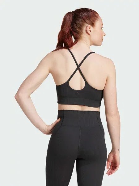Спортивный топ Adidas черный