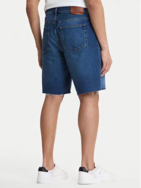 Džínové šortky Calvin Klein Jeans modré