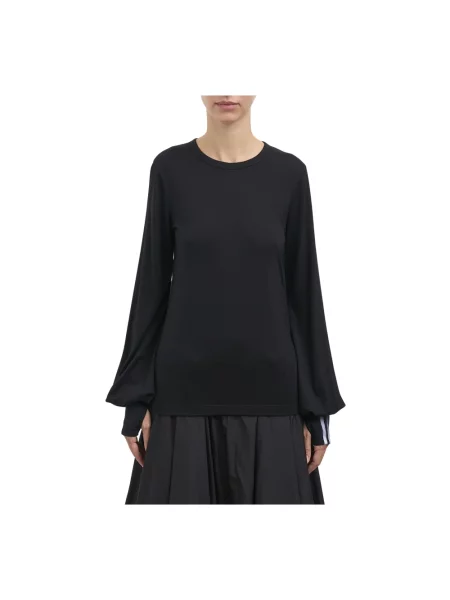 Top Y-3 wełniany czarny
