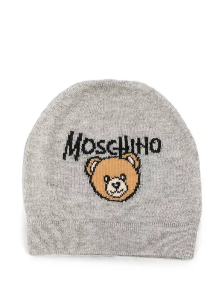 Czapka dziecięca Moschino szara
