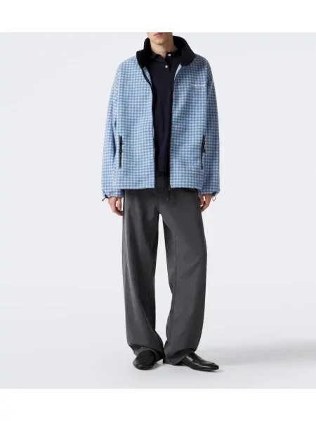 Geacă Miu Miu din fleece albastru