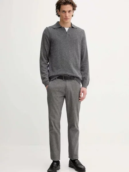 Светр із додаванням вовни Marc O'Polo легкий сірий