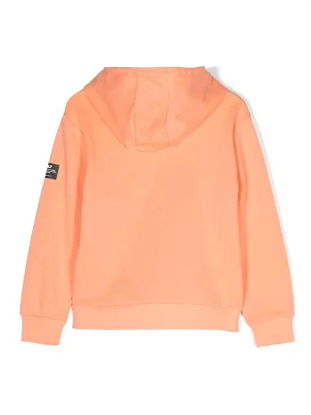 Bluza z kapturem dziecięca Ecoalf pomarańczowa