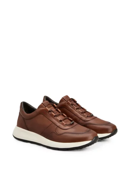Sneakerși Tod's din piele cu buline roșu