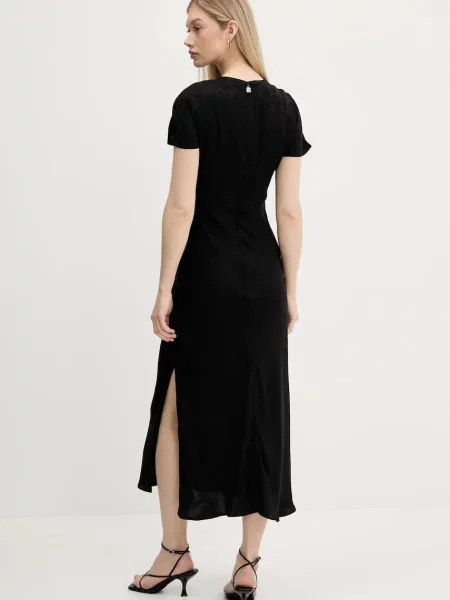 HUGO rochie maxi drept negru