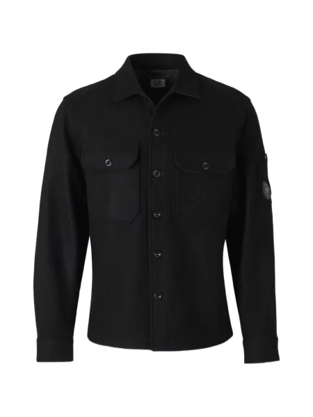 Cămașă C.p. Company de lână negru