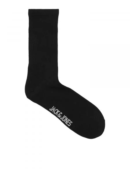 JACK & JONES Športové ponožky CHARLES čierna biela