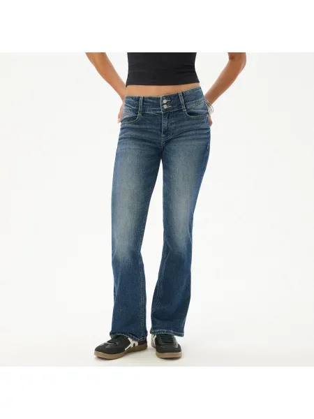 Cropp Джинси bootcut темно-синій сині