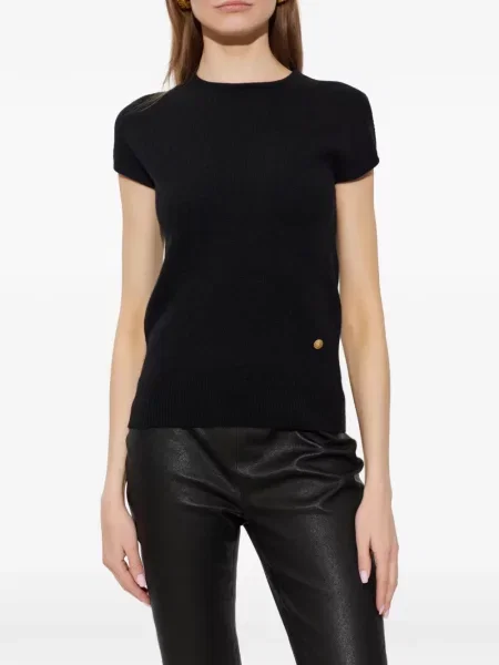 Tricou Balmain cu aplicații negru