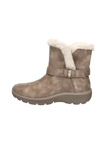 Botki Skechers zamszowe szare