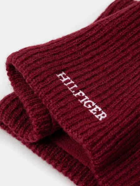 Tommy Hilfiger Súprava čiapka a tunelový šál červená