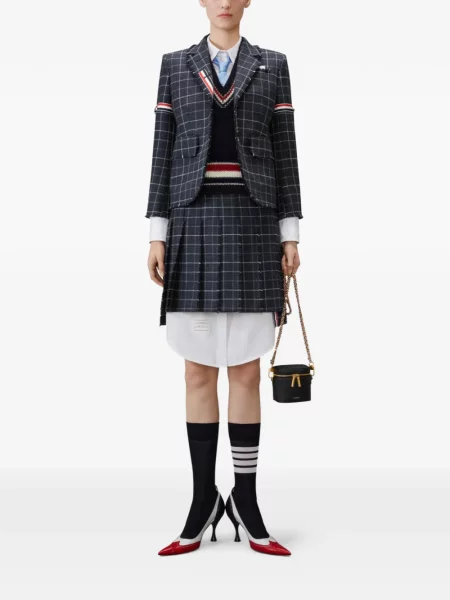 Vestă Thom Browne cu dungi albastru
