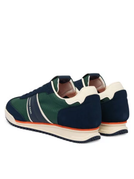 Tommy Jeans Sportcipők Tjm Retro Runner Cleated Winter zöld