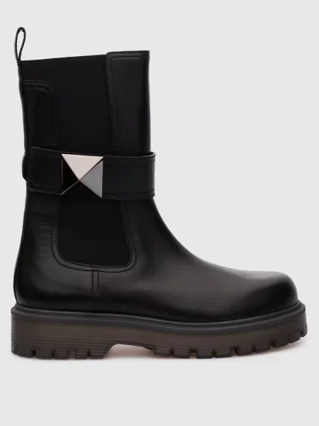 Шкіряні челсі One Stud Beatle Valentino чорні