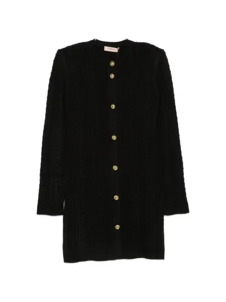 Rochie mini Twinset tricotate negru