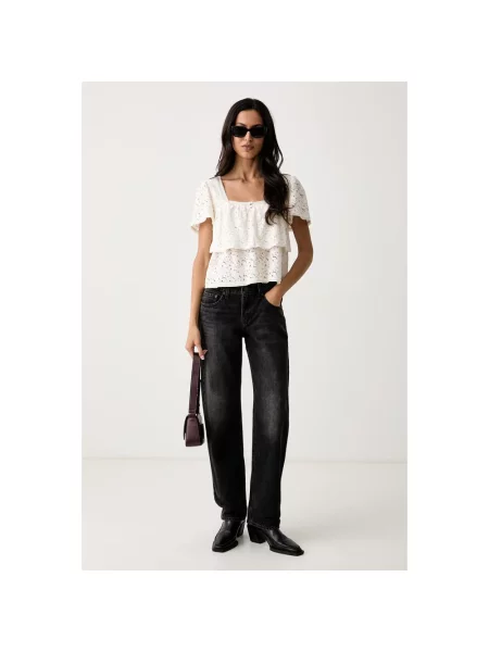 Jeansy straight leg Levi's czarne
