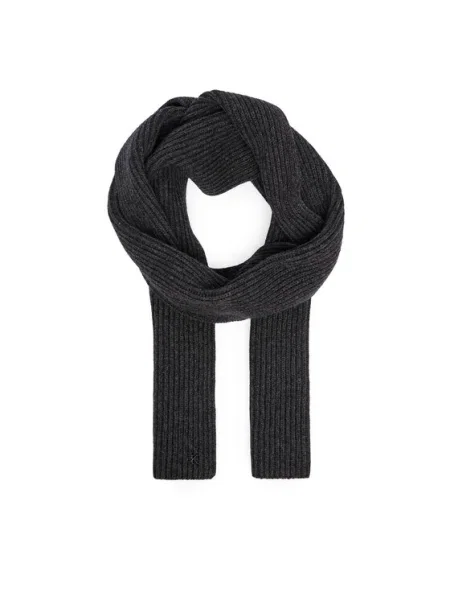 Calvin Klein Fular Ck Metal Wool Rib Scarf gri