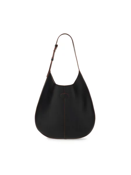 Torebka hobo Tod's skórzana czarna
